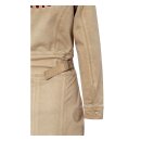 Queen Kerosin Workwear PencilDress beige oil wash