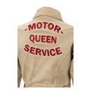 Queen Kerosin Workwear PencilDress beige oil wash