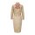 Queen Kerosin Workwear PencilDress beige oil wash