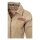 Queen Kerosin Workwear PencilDress beige oil wash