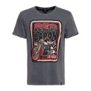 King Kerosin Speedshop t-shirt steel grey