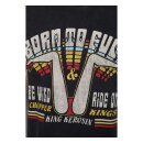 King Kerosin Born To F*ck t-shirt black