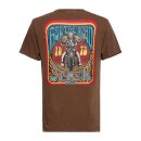 King Kerosin Hit The Road Jack T-shirt dark brown