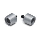 Kuryakyn, Lodestar rear axle sliders. Silver