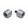Kuryakyn, Lodestar rear axle sliders. Silver