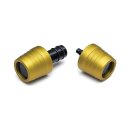 Kuryakyn, Lodestar front axle sliders. Gold