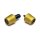 Kuryakyn, Lodestar front axle sliders. Gold