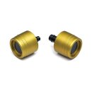 Kuryakyn, Lodestar rear axle sliders. Gold