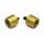 Kuryakyn, Lodestar rear axle sliders. Gold