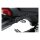 Kuryakyn, turnsignal adapter kit for Kellermann. Gloss black