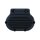 Transmission end cover ribbed, cable clutch. Black