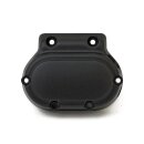 HARLEY DYNA TOURING TRANSM END COVER BLACK SMOOTH 87-06