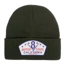 King Kerosin V8 Motor State California beanie green