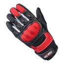 Biltwell Bridgeport Motorrad Handschuhe Leder Textil rot...