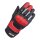 Biltwell Bridgeport Motorrad Handschuhe Leder Textil rot schwarz CE