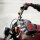 Biltwell Bridgeport Motorrad Handschuhe Leder Textil rot schwarz CE