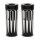 Arlen Ness, Deep Cut fork boots +2". Black contrast machined