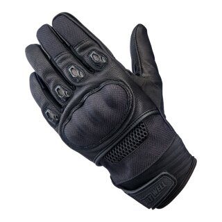 Biltwell Bridgeport Motorrad Handschuhe Leder Textil schwarz CE