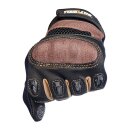 Biltwell Bridgeport Motorrad Handschuhe Leder Textil braun choco CE