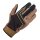 Biltwell Baja Motorrad Handschuhe Leder Textil chocolate braun CE