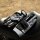 Biltwell Baja Motorrad Handschuhe Leder Textil Biker grau schwarz CE