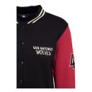 King Kerosin San Antonio Wolves college jacket black/bordeau
