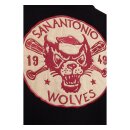 King Kerosin San Antonio Wolves college jacket black/bordeau