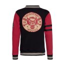 King Kerosin San Antonio Wolves college jacket black/bordeau