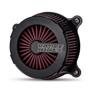 Vance Hines VO2 Cage Fighter Luftfilter Kit schwarz matt für Harley M8 18-24