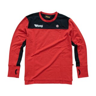 Roeg Ricky Longsleeve jersey midnight red