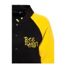 Queen Kerosin Bee Queen college jacket black/yellow