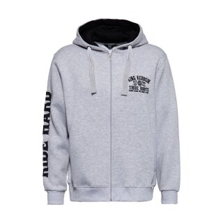 King Kerosin True Roots hoodie grey melange