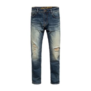 King Kerosin Robin jeans bleached blue