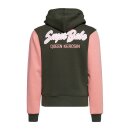 Queen Kerosin Sugar Babe zip hoodie khaki/black