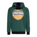 King Kerosin Speedway hoodie smoke green/black