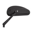 Arlen Ness, Downdraft forged mirror set. All black