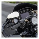 Arlen Ness, Downdraft forged mirror set. All black