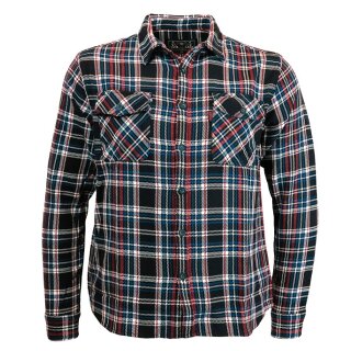 13 1/2 Woodland Check shirt Hemd blue/red