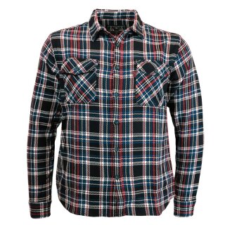 13 1/2 Woodland Check shirt blue/red XL