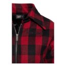 Queen Kerosin Wool checkered jacket black/red