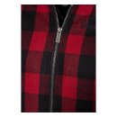Queen Kerosin Wool checkered jacket black/red