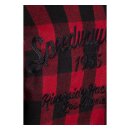Queen Kerosin Wool checkered jacket black/red