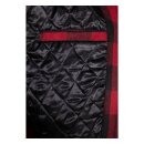 Queen Kerosin Wool checkered jacket black/red