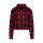 Queen Kerosin Wool checkered jacket black/red