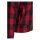Queen Kerosin Wool checkered jacket black/red