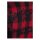 Queen Kerosin Wool checkered jacket black/red