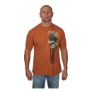 Lethal Threat Run with the Ruthless T-shirt orange