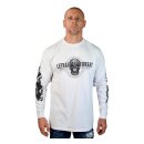Lethal Threat Ride till you die longsleeve white