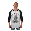 Lethal Threat In Memory raglan shirt white/black