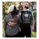 Lethal Threat Death or Glory raglan shirt green/black